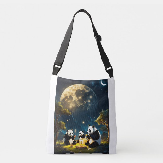 Panda tote bag  (Front)