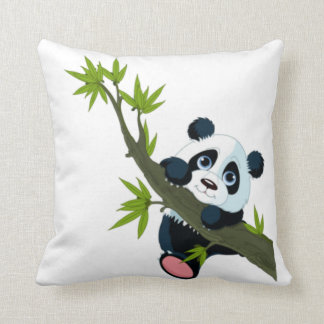 Panda Tree Throw Pillow
