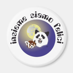 Panda Treffen Magnet