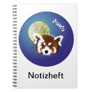 Panda Treffen Notizheft Notebook
