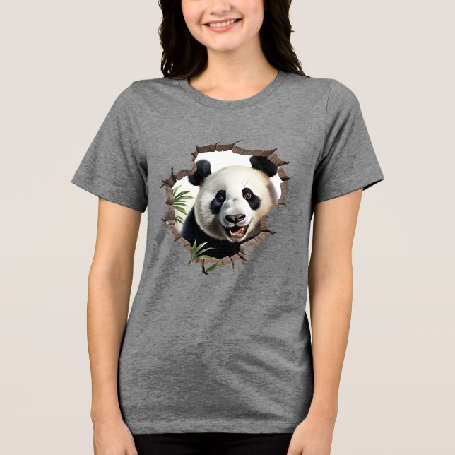 Panda Tri-Blend Shirt (Front)
