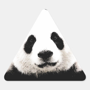 Panda Triangle Sticker