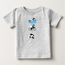 Panda Triathlon Babys T-Shirt