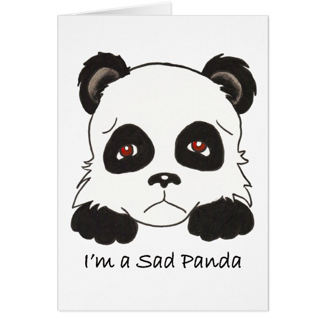 Panda triste (Devant)