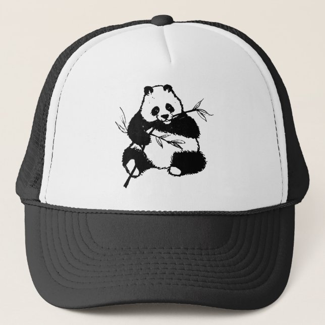 Panda Trucker Hat (Front)