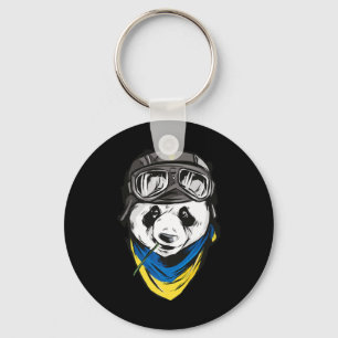 Panda Ukrainian flag ukraine  ukrainian souvenir   Keychain
