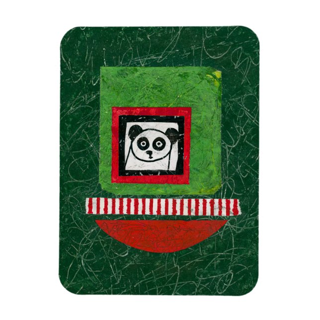 Panda Unprepared Refrigerator Magnet (Vertical)