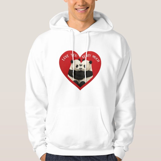  Panda Valentine's Hoodie (Front)