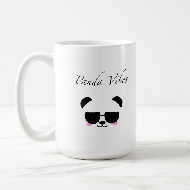 Panda Vibes Café Mug (Gauche)