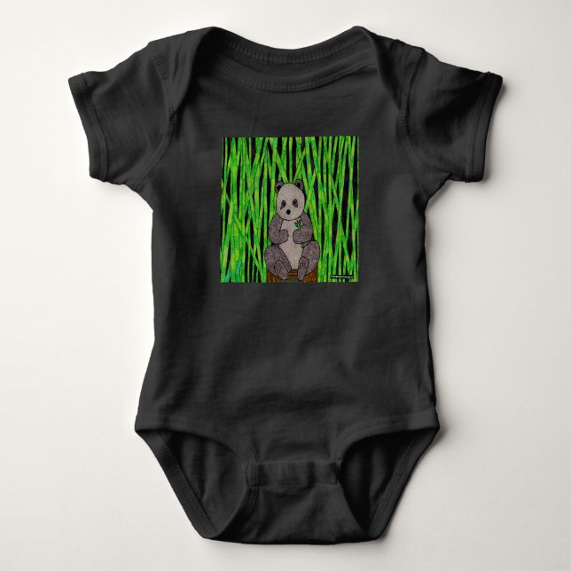 Panda (vif) - Body bébé (Devant)