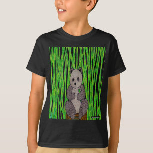 Panda (vivid) - Boy's Basic T-Shirt