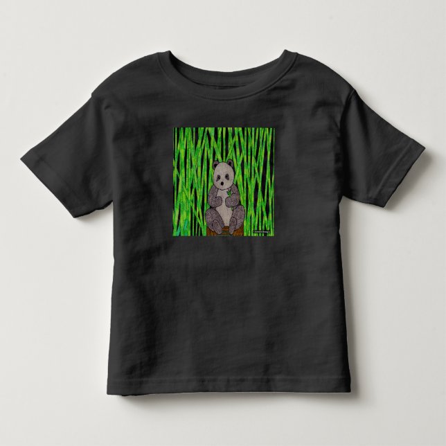 Panda (vivid) - Toddler T-Shirt (Front)