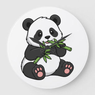 Panda Wall Clock – Adorable Design and Decoration