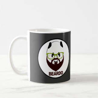 Panda wearing green glasses BEARDO Coffee Mug