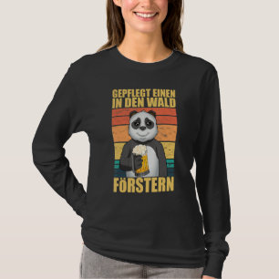 Panda Well-cared for Einen In Den Wald Forstern Sa T-Shirt