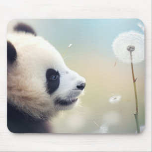 Panda Wild Animal Tranquil Peaceful Mouse Pad