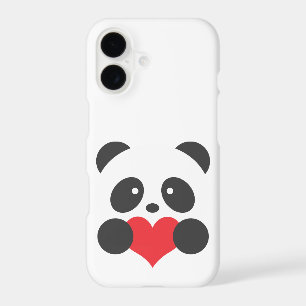 Panda with a heart