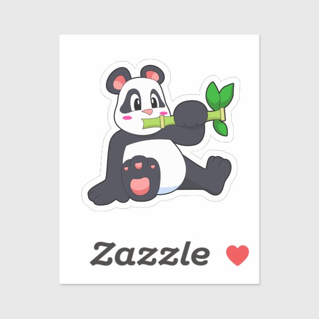 Panda with Bamboo (Sheet)