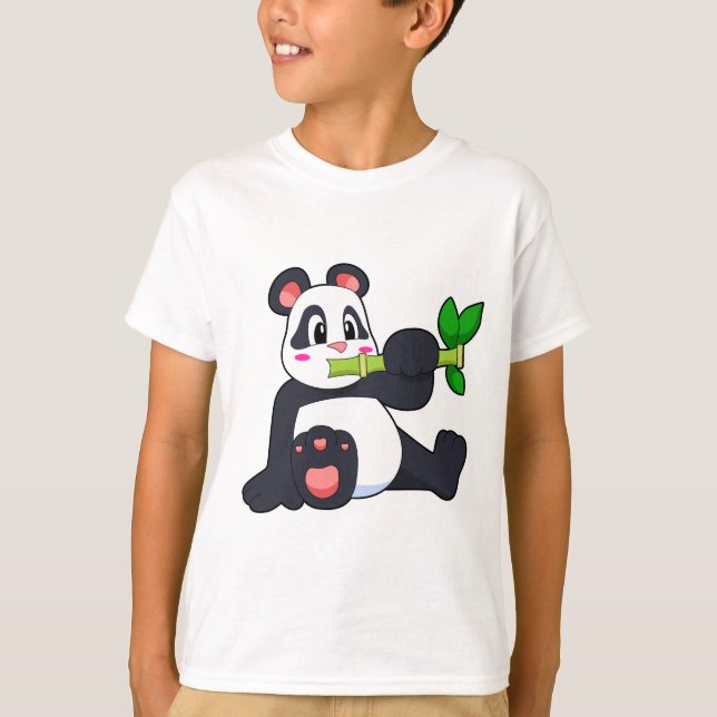 Panda with Bamboo T-Shirt (Front)