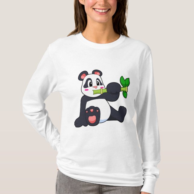 Panda with Bamboo T-Shirt (Front)