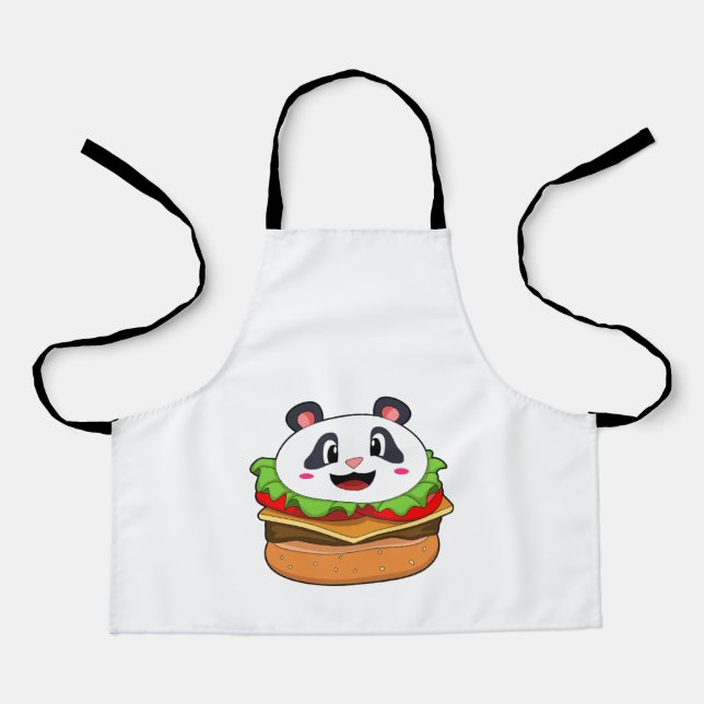 Panda with Burger Apron (Front)