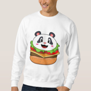 Panda with Burger Sweatshirt