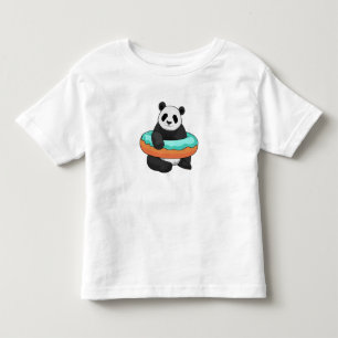 Panda with Donut Toddler T-shirt