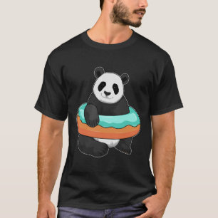 Panda with Doughnut T-Shirt