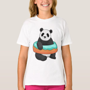 Panda with Doughnut T-Shirt