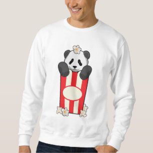 Panda with Popcorn Sweatshirt