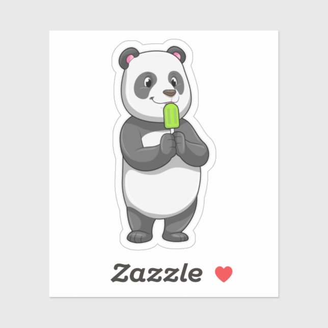 Panda with Popsicle (Sheet)
