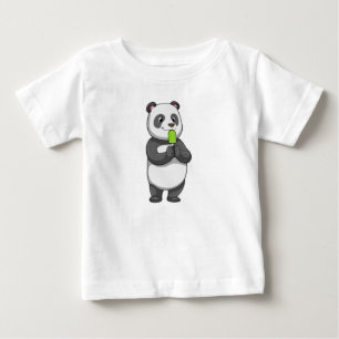 Panda with Popsicle Baby T-Shirt