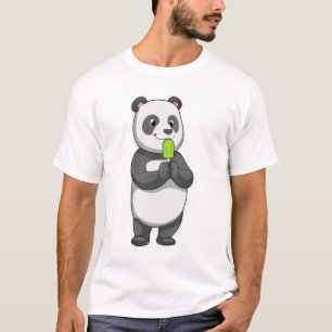 Panda with Popsicle T-Shirt