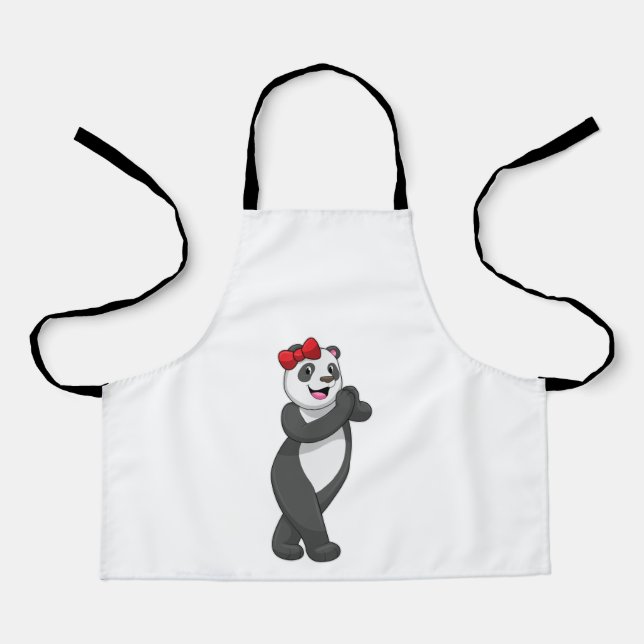 Panda with Ribbon Apron (Front)