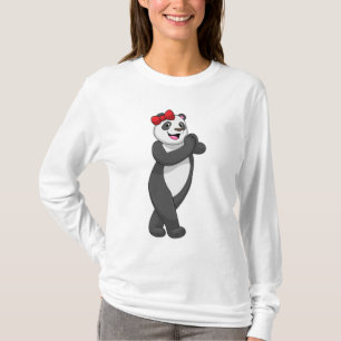 Panda with Ribbon T-Shirt