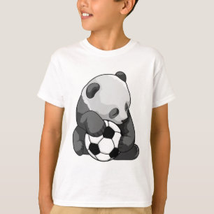 Panda with Soccer ball T-Shirt