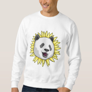 Panda with Sunflower Sweatshirt