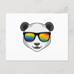 Panda with Sunglasses Postcard
