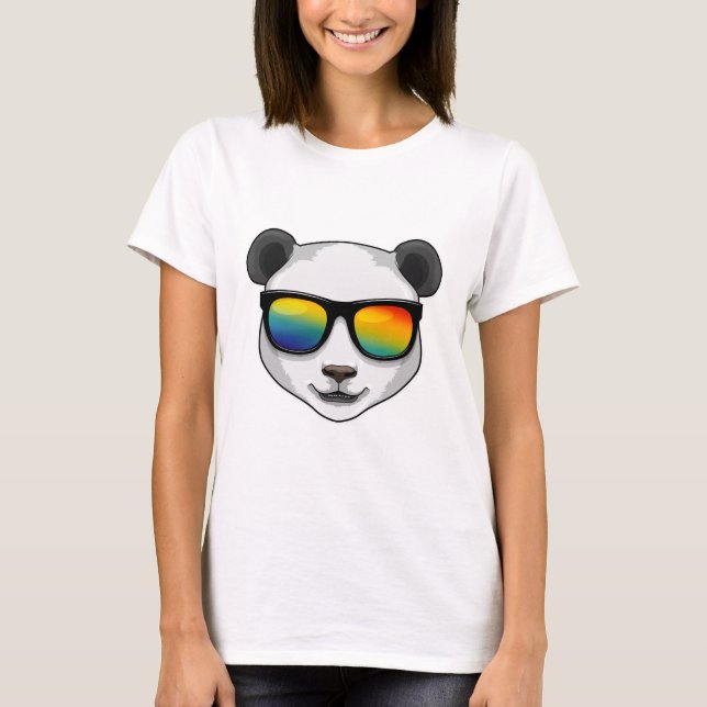 Panda with Sunglasses T-Shirt (Front)