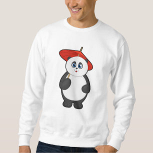 Panda with Umbrella Sweatshirt