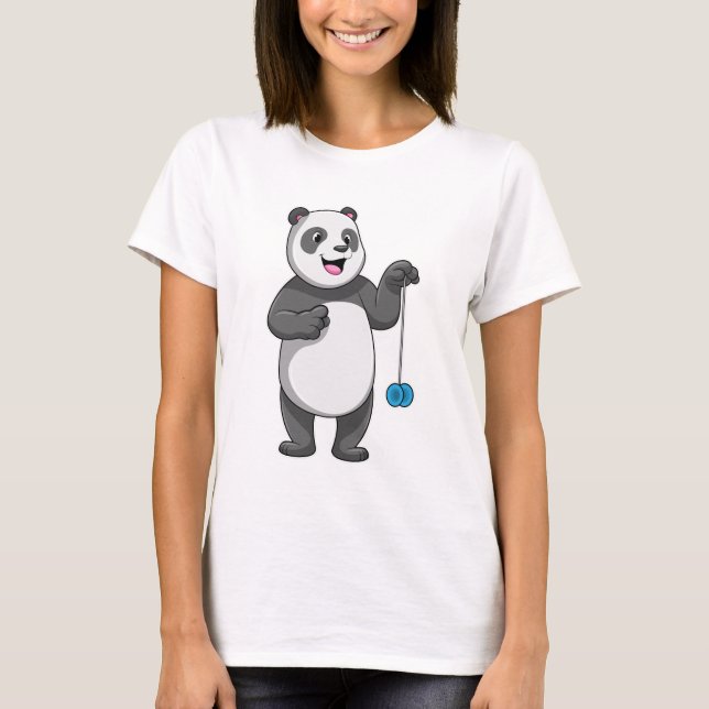 Panda with Yo-yo T-Shirt (Front)