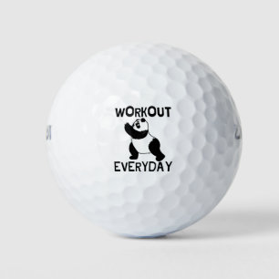Panda Workout Gym Golf Balls