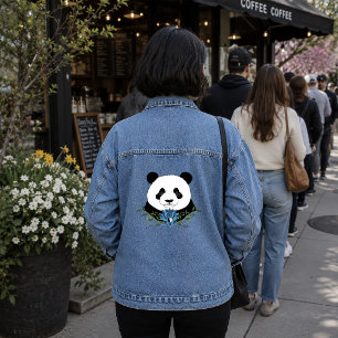 Panda Zen Ours Lotus Bleu Yin Yang Vert