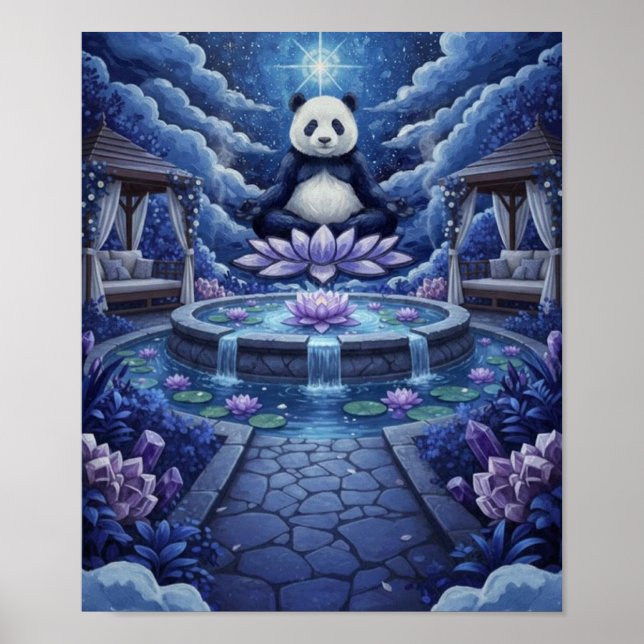 PandaBearMeditation Poster (Front)