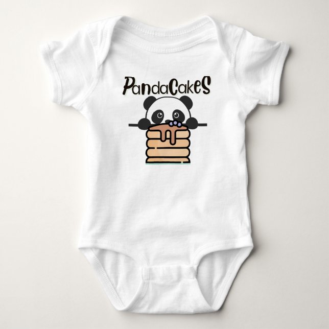 PandaCakes Baby Bodysuit  (Front)