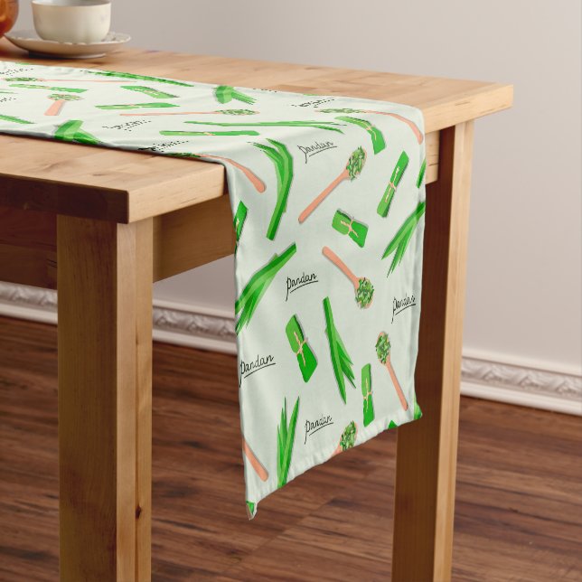 Pandan Leaf Pattern Table Runner (In Situ)
