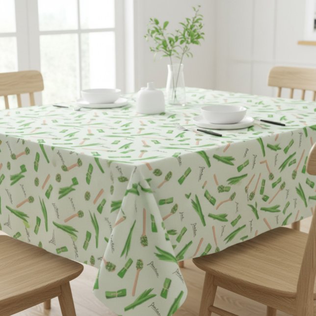Pandan Leaf Pattern Tablecloth | Tropical Kitchen  (Creator Uploaded)