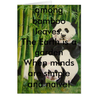 pandas2, Il n'y a que noir et blanc, simple a...