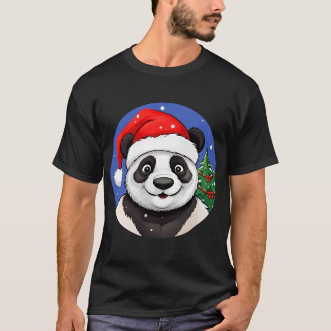 Pandas Christmas T-Shirt (Front)