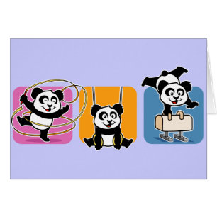 Pandas de gymnastique